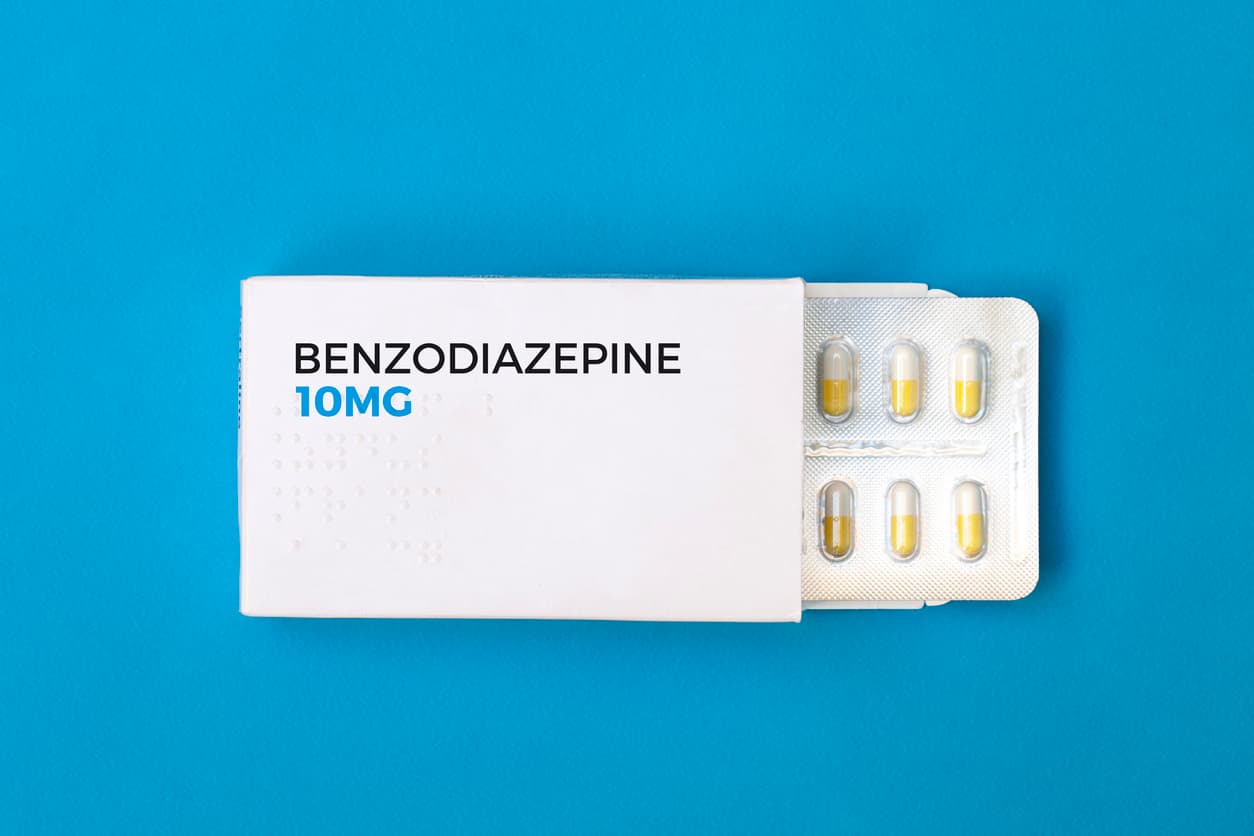 benzodiazepine drug packet