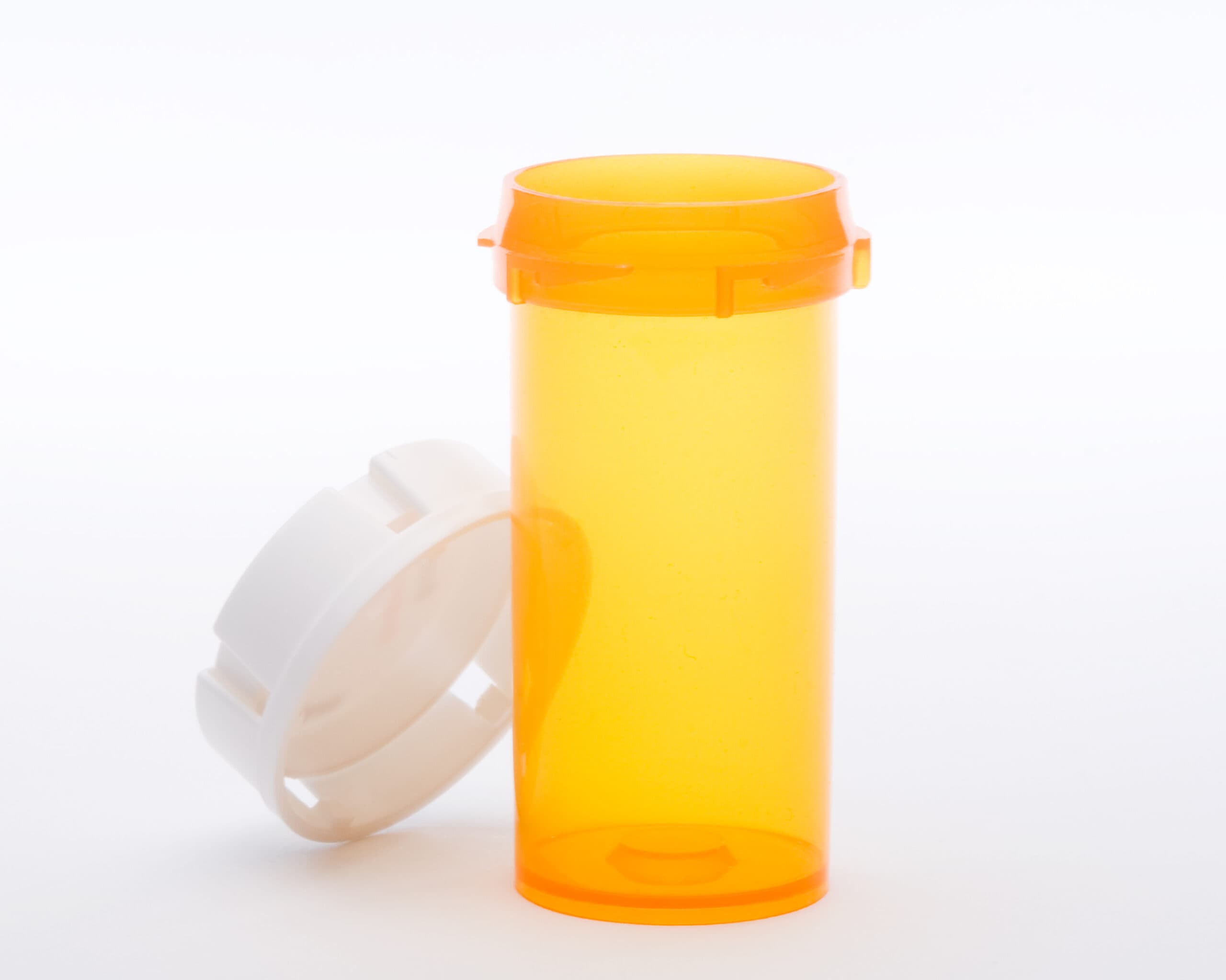 empty pill bottle