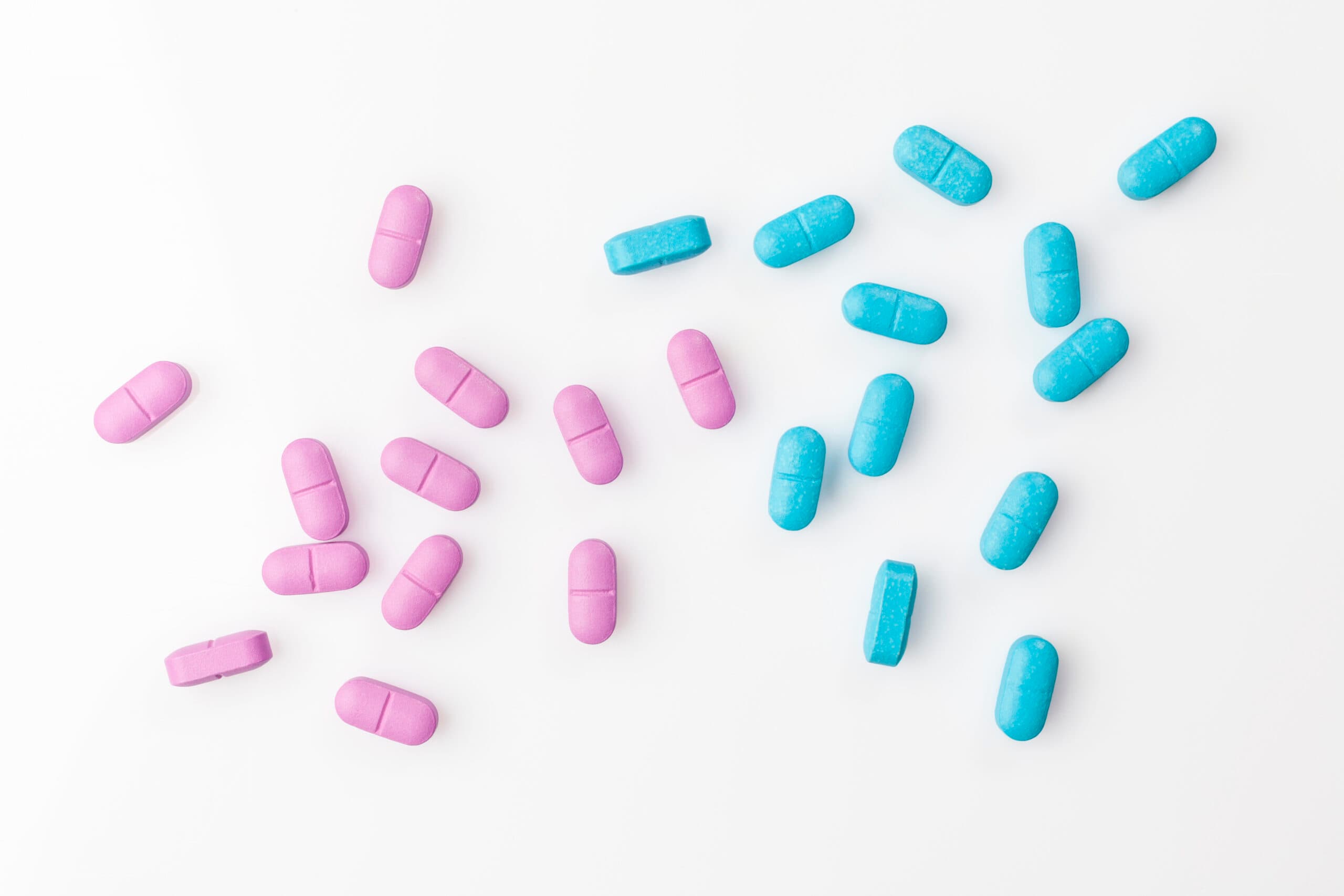 pink and blue paxil pills