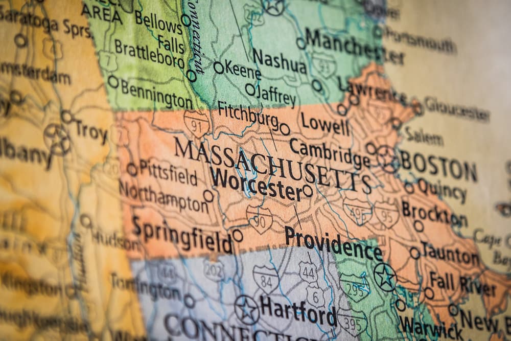 massachusetts state map