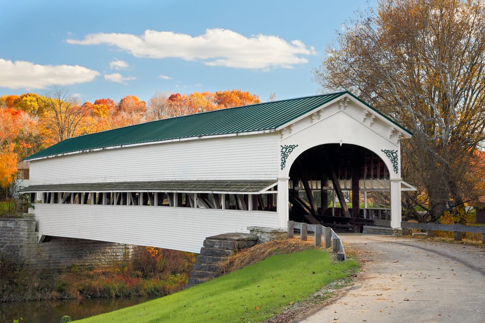 covered bridge in indiana