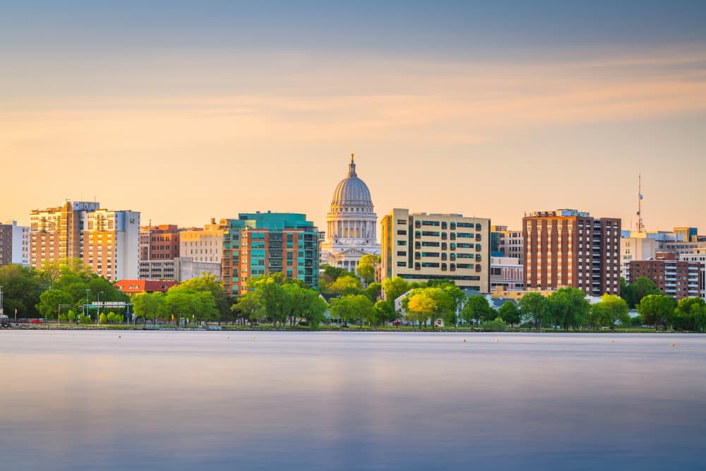 Wisconsin's skyline with Lake