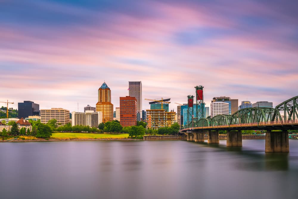 Oregon skyline view