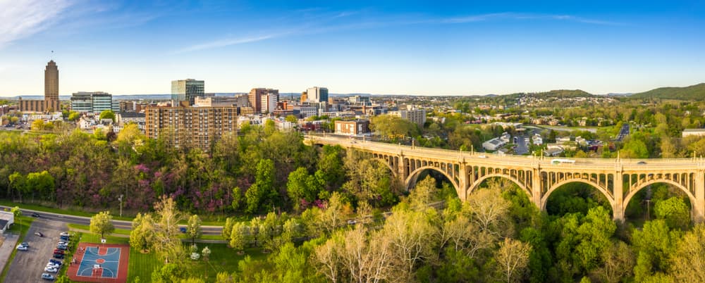 skyline view of Pennsylvania