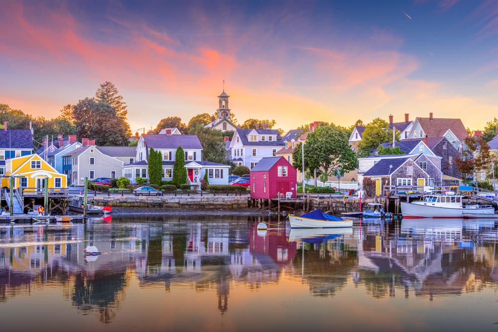 town view in New Hampshire