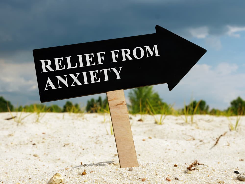 relief from anxiety sign