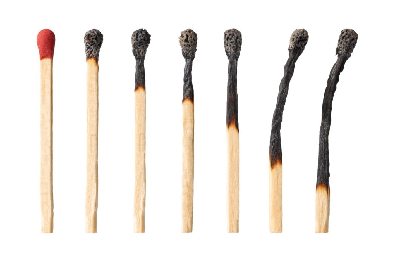 burnt matches