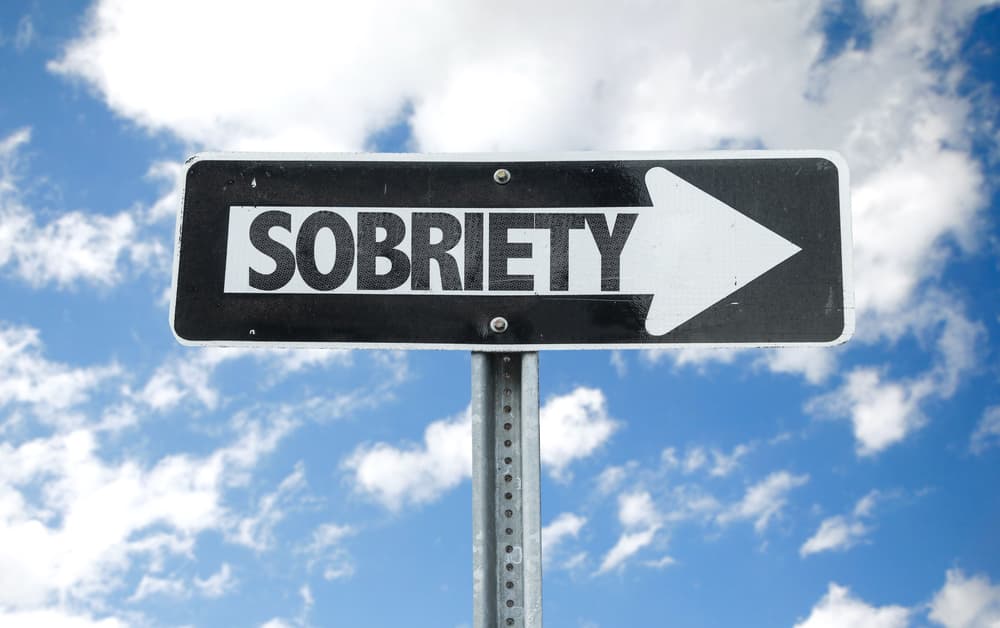 sobriety arrow sign