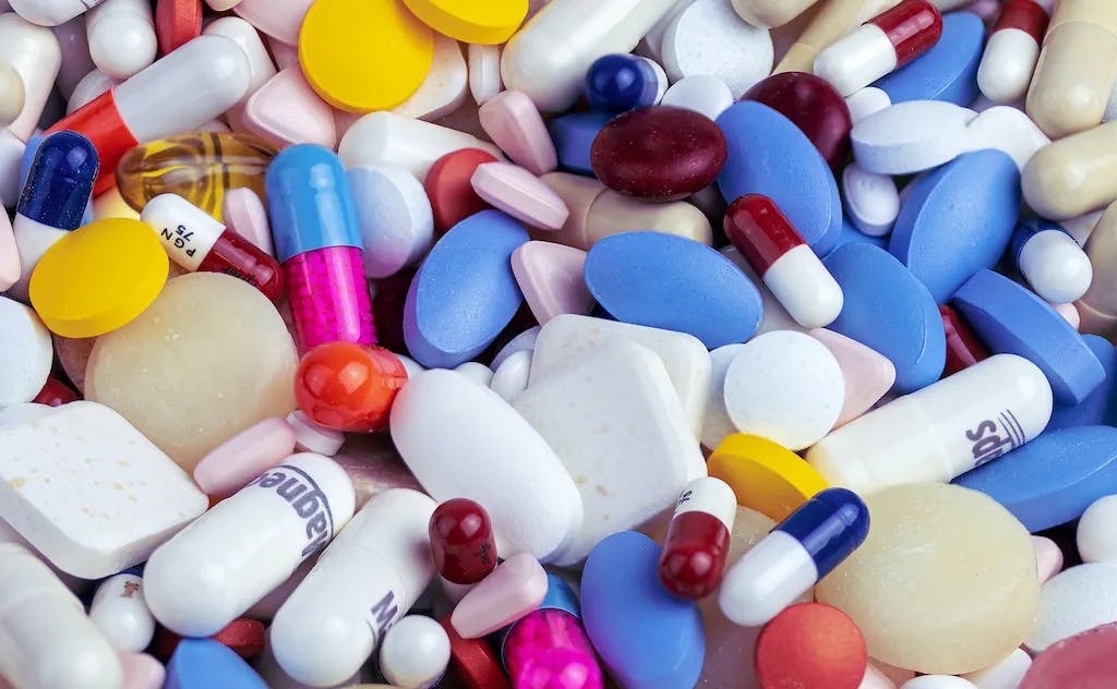 assorted medication pills