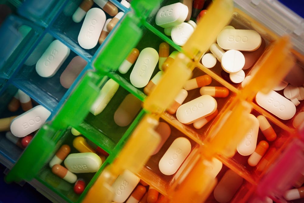 colorful medications