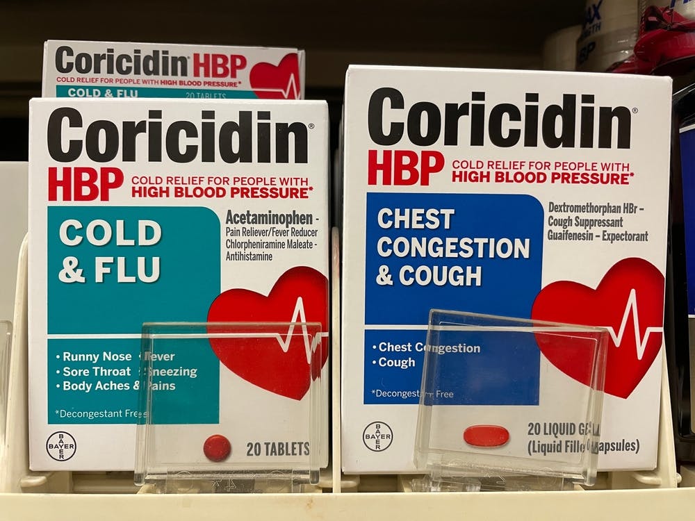 coricidin cough cold medicine