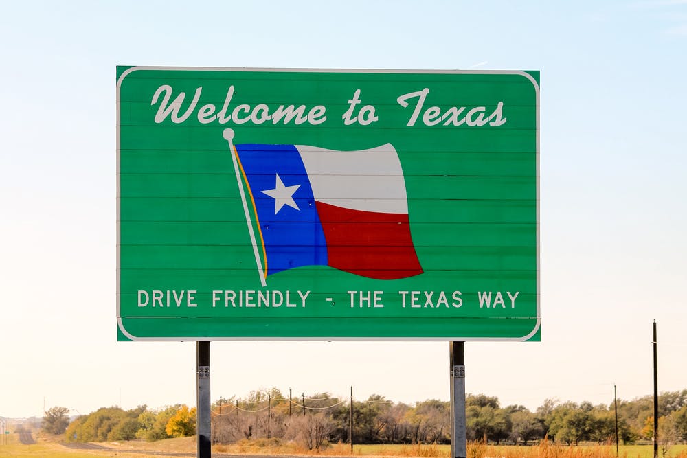 welcome to texas sign