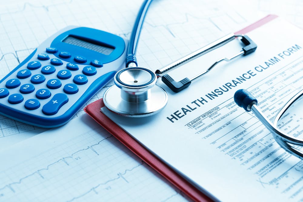 health insurance claim form stethoscope calculator